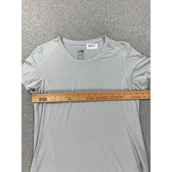 The North Face Flash Dry Polyester Blend Tee Shirt‎ (Women's Large) Gray - Picture 5 of 12
